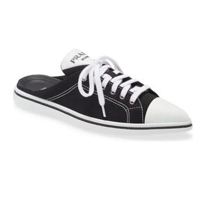 PRADA Pointed Toe Sneaker Mule sz 9